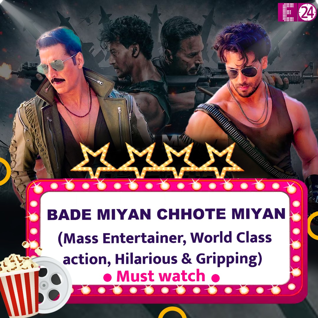 #BadeMiyanChoteMiyan  is a mass entertainer. ⭐⭐⭐⭐

#AkshayKumar  is amazing, #TigerShroff  did world class action. over all the movie is well executed by #AliAbbasZafar .

#BadeMiyanChoteMiyan #BadeMiyanChoteMiyanOnEid2024 #BadeMiyanChoteMiyanReview #BadeMiyaanChoteMiyaan…