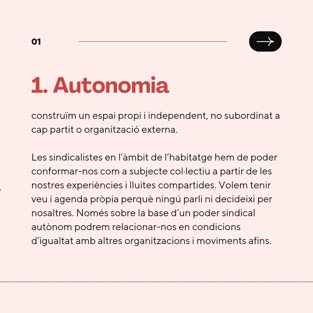 1. Autonomia: construïm un espai propi i independent, no subordinat a cap partit o organització externa. sindicatdebarri.org/index.php/2024…