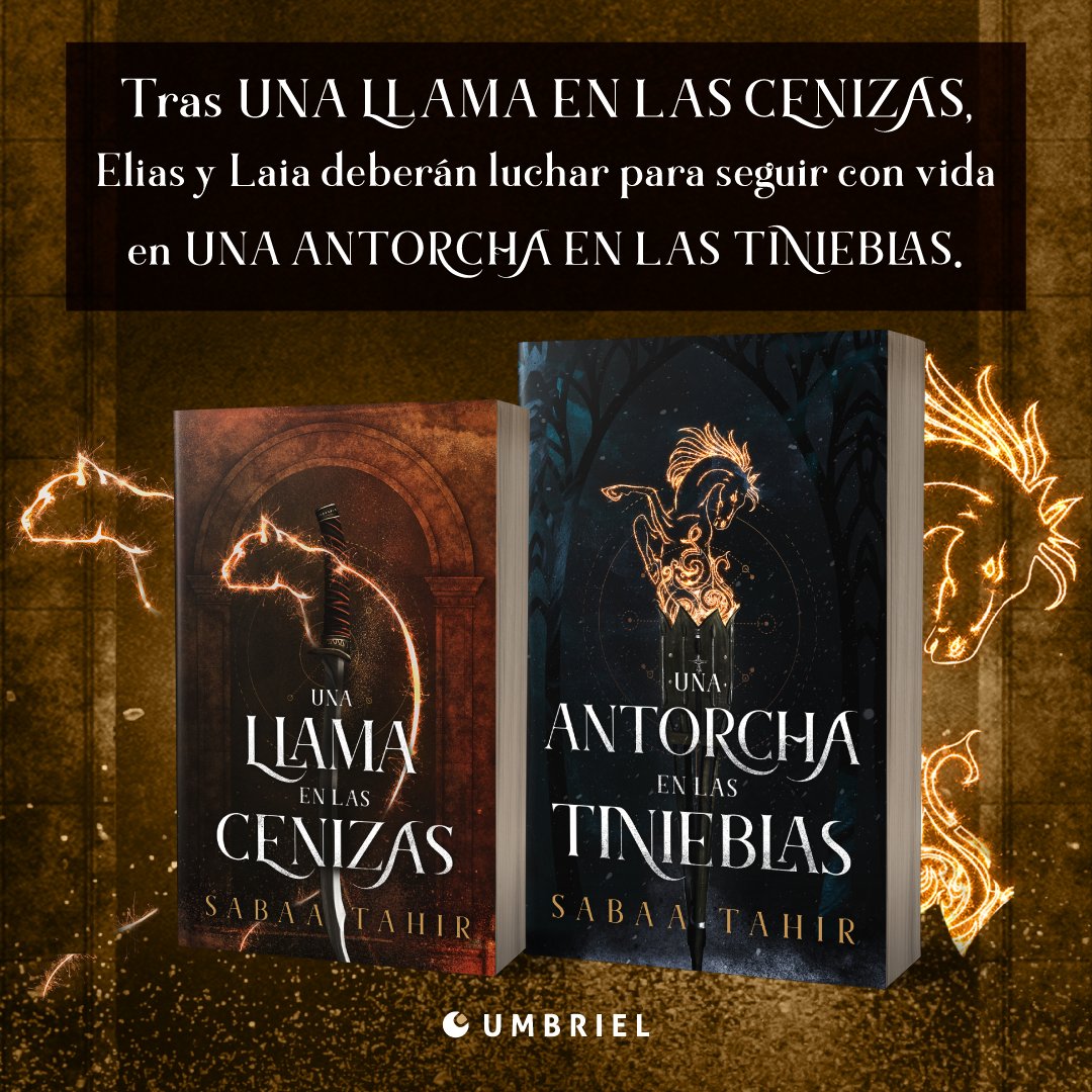 ¿Ya habéis leído #UnaAntorchaEnLasTinieblas de Sabaa Tahir?🗡️ Regresad al mundo de #UnaLlamaEnLasCenizas y continuad la historia de Laia y Elias.🔥 Y para la tranquilidad de todos, pronto publicaremos la tercera y cuarta parte de la saga.😉 👉Traducción de Raúl Rubiales.