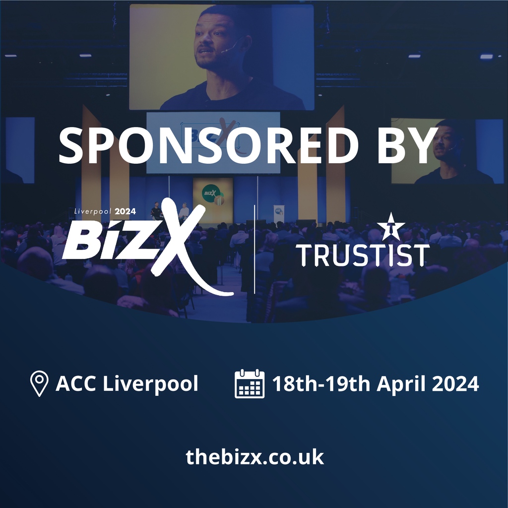 Excited to have Trustist on board as a sponsor at BizX again. Their commitment to innovation and excellence aligns perfectly with our mission to inspire change and drive growth. Secure your spot here: thebizx.co.uk/event-24/