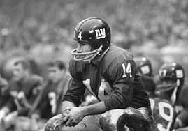 14 days ‘til 2024 @NFL Draft at Detroit, MI. And primary # of @ProFootballHOF QB Y.A. Tittle, 33,070 passing yards, 242 TD passes, 7-time Pro Bowler, 3-time All-Pro in 17 seasons w/ #Colts, #49ers & #Giants, 1963 #NFL MVP w/Giants