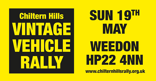 Catch the timeless elegance of the Chiltern Hills Rally on our #LEDScreens. Join the heritage celebration, Sunday May 19th at Weedon Park! #ClassicCars #Aylesbury #CornerMedia #BeSeenBeRemembered #bucksevent #showdate #grabyourtickets #dayevent #carshow