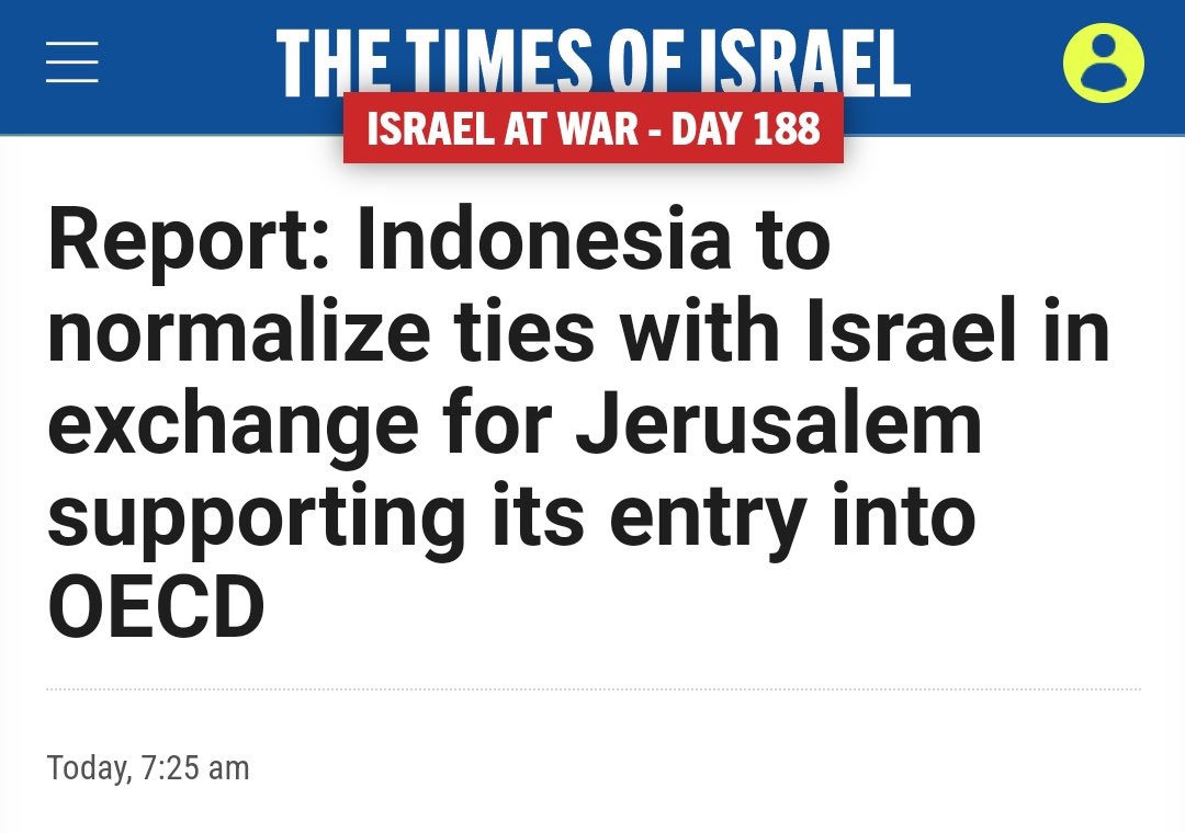 HOPE: 🇮🇩 largest Muslim country in world to normalize relations w/🇮🇱. Another testament to potential of paradigm shift inherent to #AbrahamAccords - from 3 no’s to 3 yes’s - to recognition, negotiation & peace - paving path to a better future for ALL peoples of region & beyond.