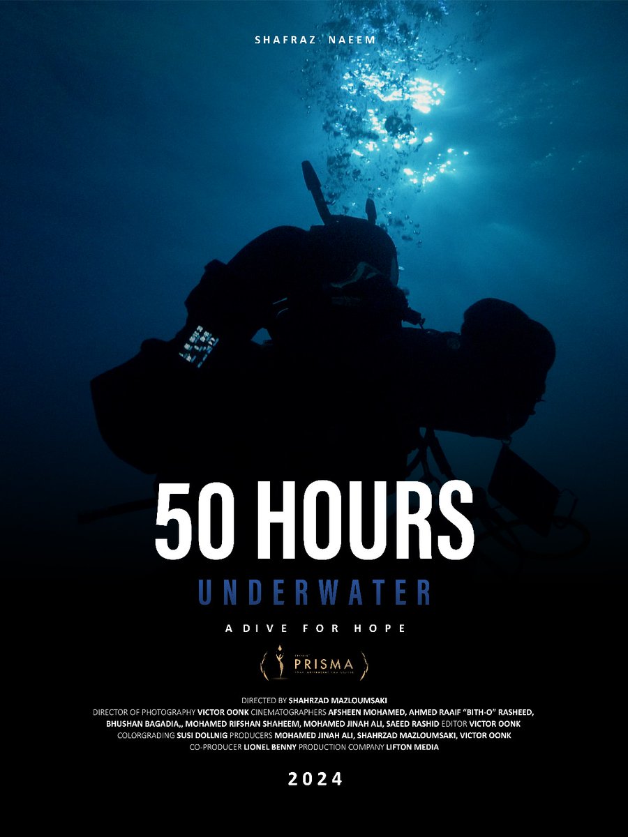 One more week for the world premiere!!!! @fourth_element @DiveShearwater @HIGHRISEint