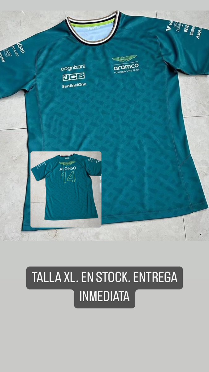 Camiseta en stock Fernando Alonso 2025