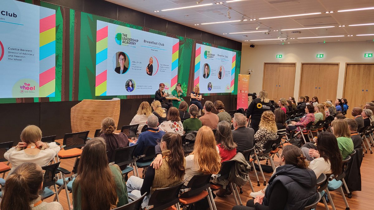 We're off and running with activist, campaigner, and strategy specialist @ailbhes and our own Director of Advocacy and Research, Colette Bennett, discussing 'Making Changes' with Leadership Academy manager Sharon Hughes. #MakingChanges #LeadershipAcademy leadersacademy.ie/breakfast-club/