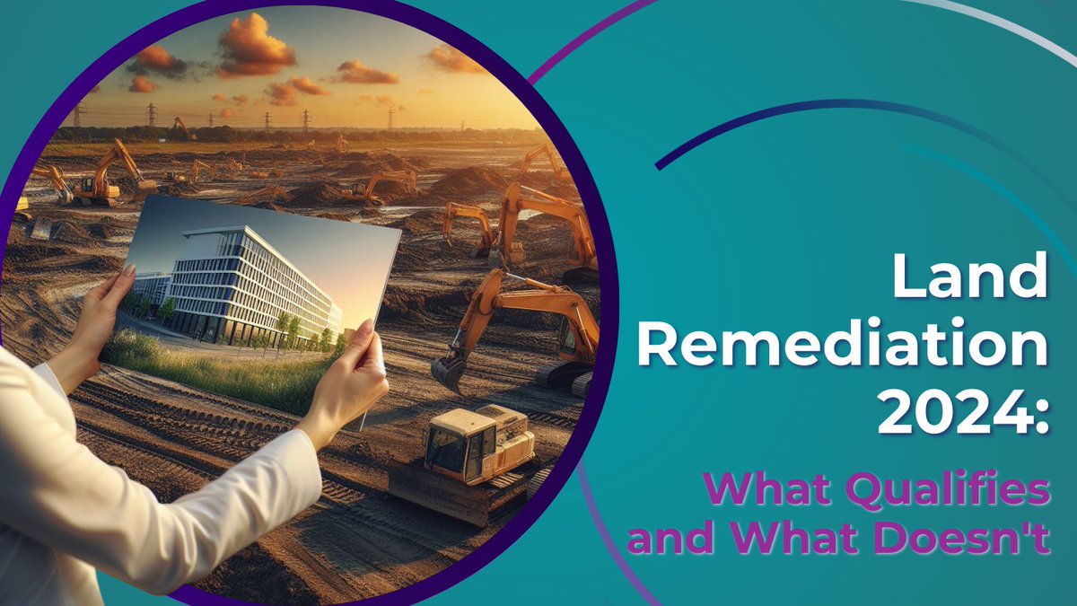 Learn about:
✅ Qualifying criteria for tax relief
✅ How remediation of contaminated or derelict land works
✅ Understanding the key aspects of the legislation

Read the full article here - bit.ly/4axIIm6

#LandRemediation #EconomicDevelopment #PropertyDevelopers