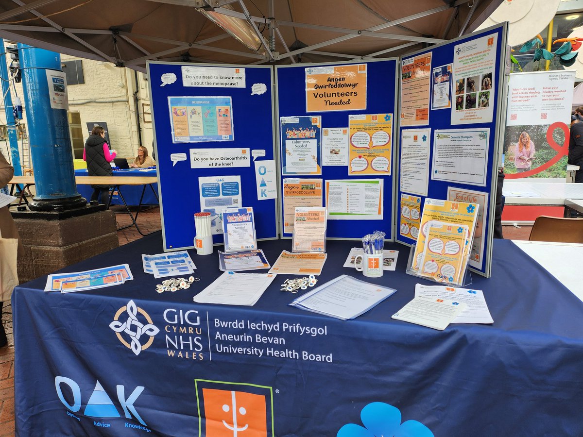 Our Patient Experience and Involvement team are at Abergavenny jobs fayre today. Pop along and say hi 👋 especially if you are interested in volunteering. @Kat1702Kt @StrangeTanya @AmyPrangle47523 @DjDonna105 @_Hookie_ @amanda_whent