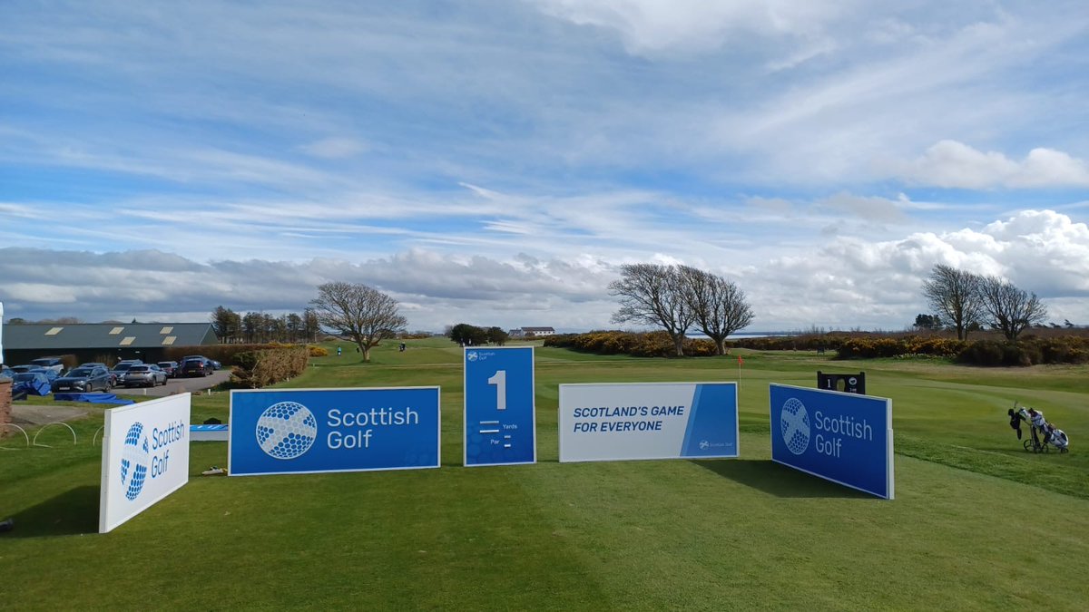 ScottishGolf's tweet photo. Super Scot Evie McCallum tops the leaderboard after the first round of the Scottish Girls' Open at Powfoot Golf Club 🏴󠁧󠁢󠁳󠁣󠁴󠁿

Play was suspended last night due to darkness and resumed at 7am this morning.

Scores after the first round 👉 https://t.co/COOWtSZn6N

#ScottishGirlsOpen2024 https://t.co/Uq9b1sU3Wn