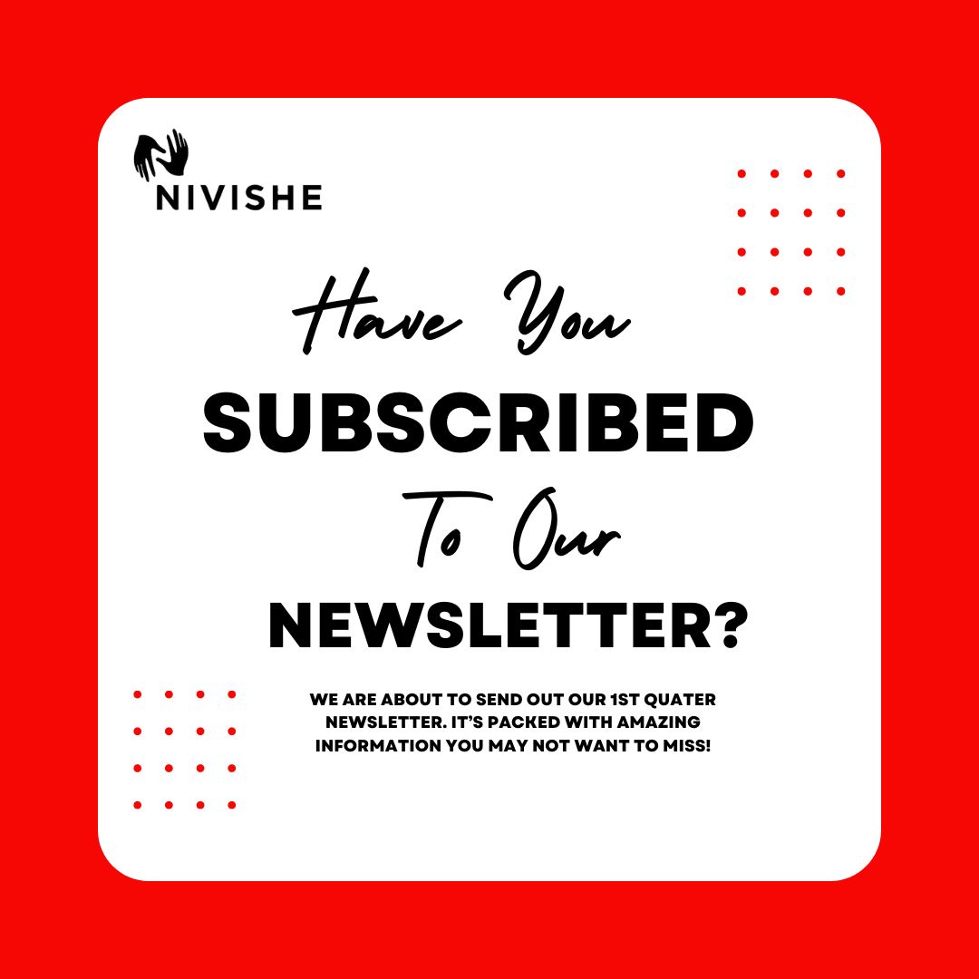 📢 Join Our Mailing List & Stay Informed! 📧
Ready to dive into the latest at Nivishe? Grab your spot on our newsletter list today!
Don't miss out - click to subscribe now! 🌟
🔗 Subscribe Here: forms.gle/gBDWwNL2wrMcwZ…

Stay ahead, stay connected!
 #nivishefoundation