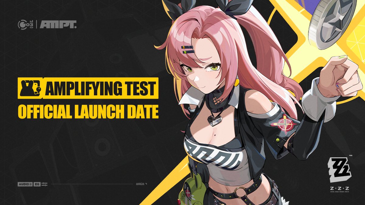 ZZZ_EN's tweet photo. Zenless Zone Zero Amplifying Test & PlayStation®5 Technical Test Coming Soon

Dear Proxies,
Thank you for your patience. The start time for the Amplifying Test & PlayStation®5 Technical Test has been confirmed! Get ready to head to New Eridu!

Amplifying Test Start Time: 2024/04/18 11:00:00（UTC+8）
PlayStation®5 Technical Test Start Time: 2024/04/25 11:00:00（UTC+8）

More information: https://t.co/sDwvdxS2tp

#zzzero #AmplifyingTest