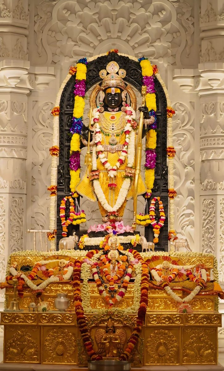 ShriAyodhya_'s tweet photo. अयोध्या से श्री रामलला के दिव्य अलौकिक दर्शन ❣️ https://t.co/OD2ddfP6WU