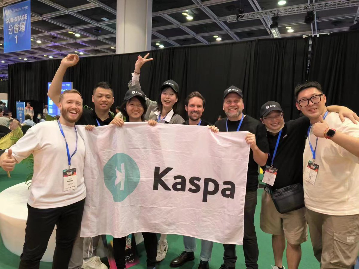 明日晚间8点30，由 $kaspa 内地，台湾，香港，澳洲等各地区大使与大家分享香港区块链大会内容。

space内容包括：
1、rust目前进度，rust的10bps最终会如何完成，kip9解决了什么
2、介绍KEF组成。。
3、分享kaspa如何完成btc的愿景，近期频繁的监管pos，pow的重要性等。
4、香港web3大会见闻。