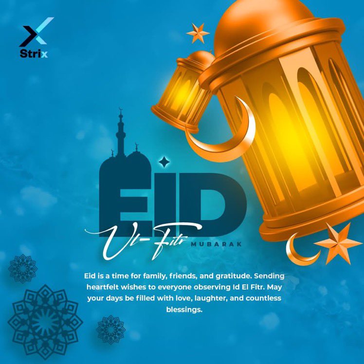 Eid Mubarak from the best gadgets store on X 🕌

#ThinkStrix