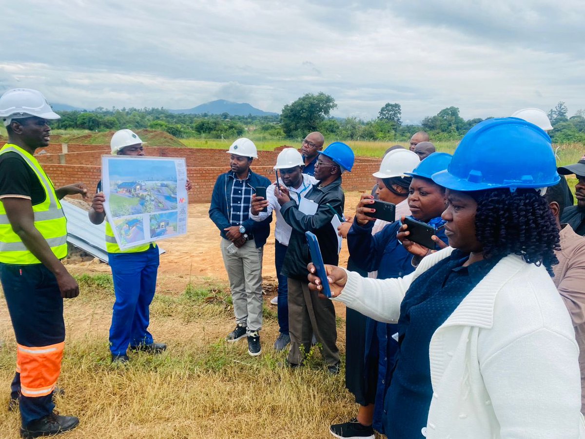 Technical working group for ⁦@sedway_zw⁩ - an ⁦@AfDB_Group⁩ supported project, monitoring progress of the construction of Hauna Food Processing Plant ⁦@ILOAfrica⁩ ⁦@Philile_ILO⁩ ⁦@UNZimbabwe⁩ ⁦@ZctuZimbabwe⁩ ⁦@ZftuZ⁩ ⁦@EMCOZ_Zim⁩