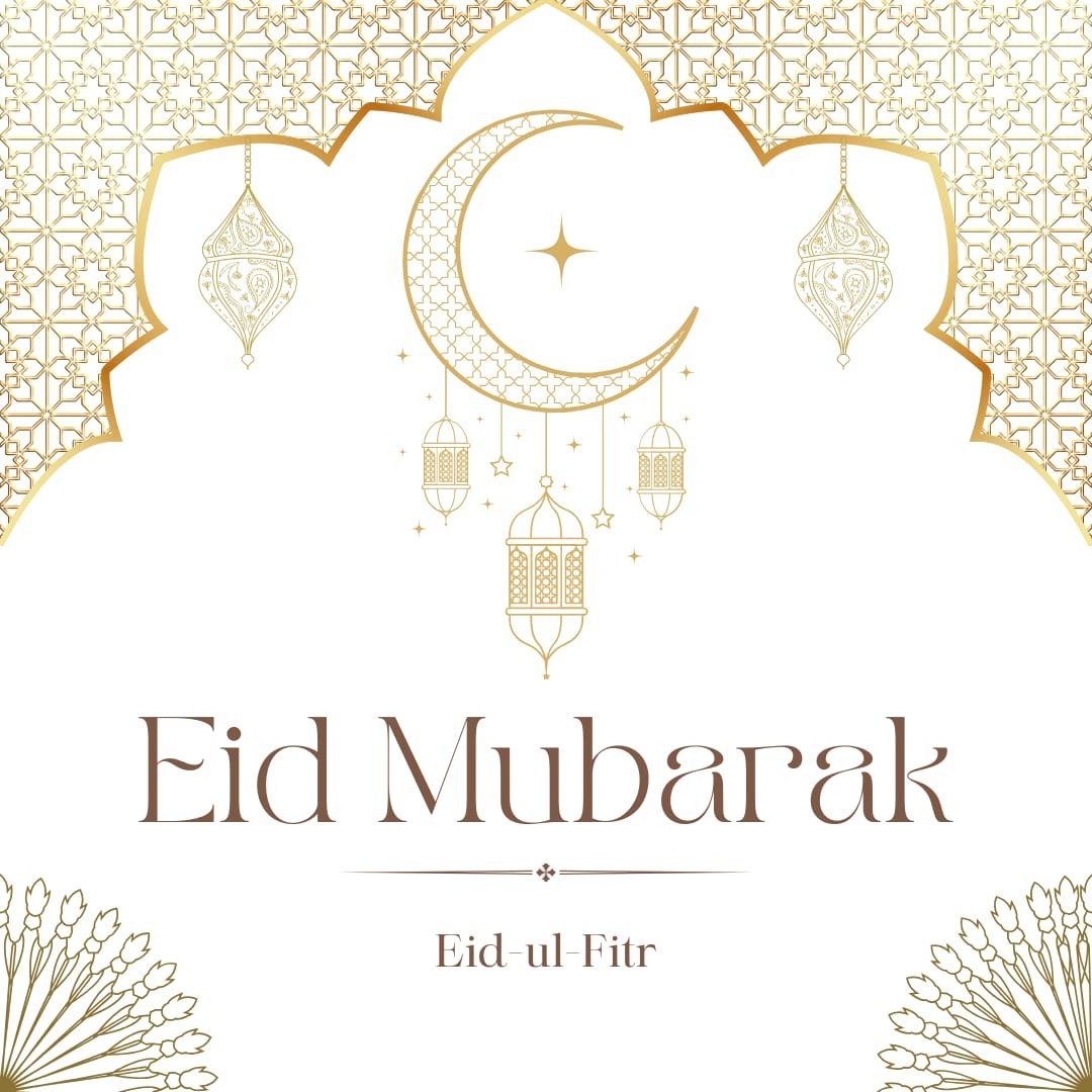 Wishing everyone a joyous and blessed time filled with love, happiness, and togetherness! Eid Mubarak!  #EidUlFitr