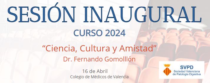 🔝Sesión Inaugural del Curso 2024 #SVPD

🔵Conferencia Magistral:  
Prof. Dr. Fernando Gomollón.<a href="/fgomollon/">Fernando Gomollón</a> 
H.C.U. Lozano Blesa. Zaragoza.  

📅16 Abril
🕘17.00h 
📍Colegio Médicos Valencia. <a href="/IICOMV/">Colegio de Médicos de Valencia</a>

Programa Definitivo👉bit.ly/4bNRLQP