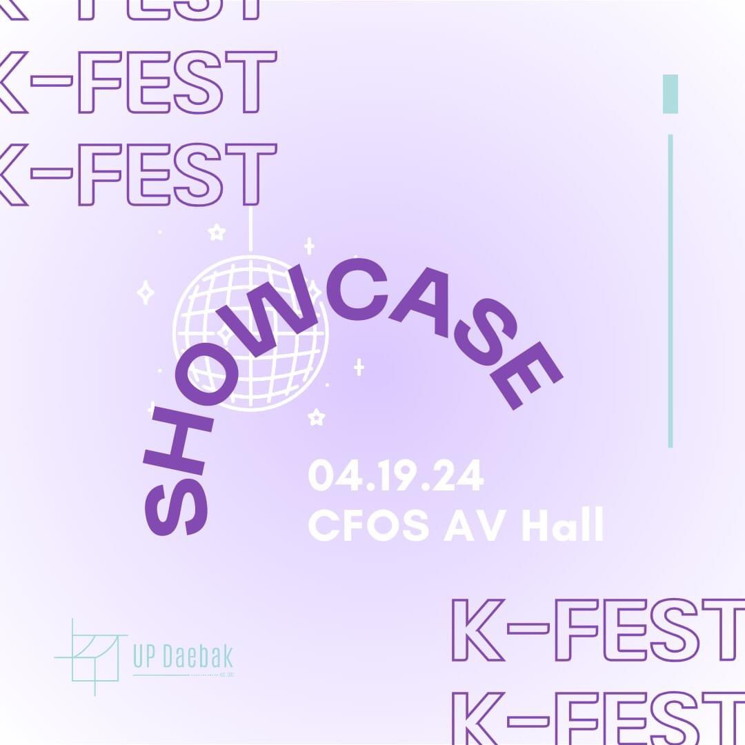 updbkofficial's tweet photo. Now on its 7th Showcase, UP Daebak is BACK with our ever-exciting show, D’Celebration!

Join us on April 19, 2024 at CFOS AV Hall 🫶

Fill out the ticket reservation form if you haven’t yet using the form below:

https://t.co/B0Vs420M3m

See you there! 🩵🤍 https://t.co/SjNrLxYriH