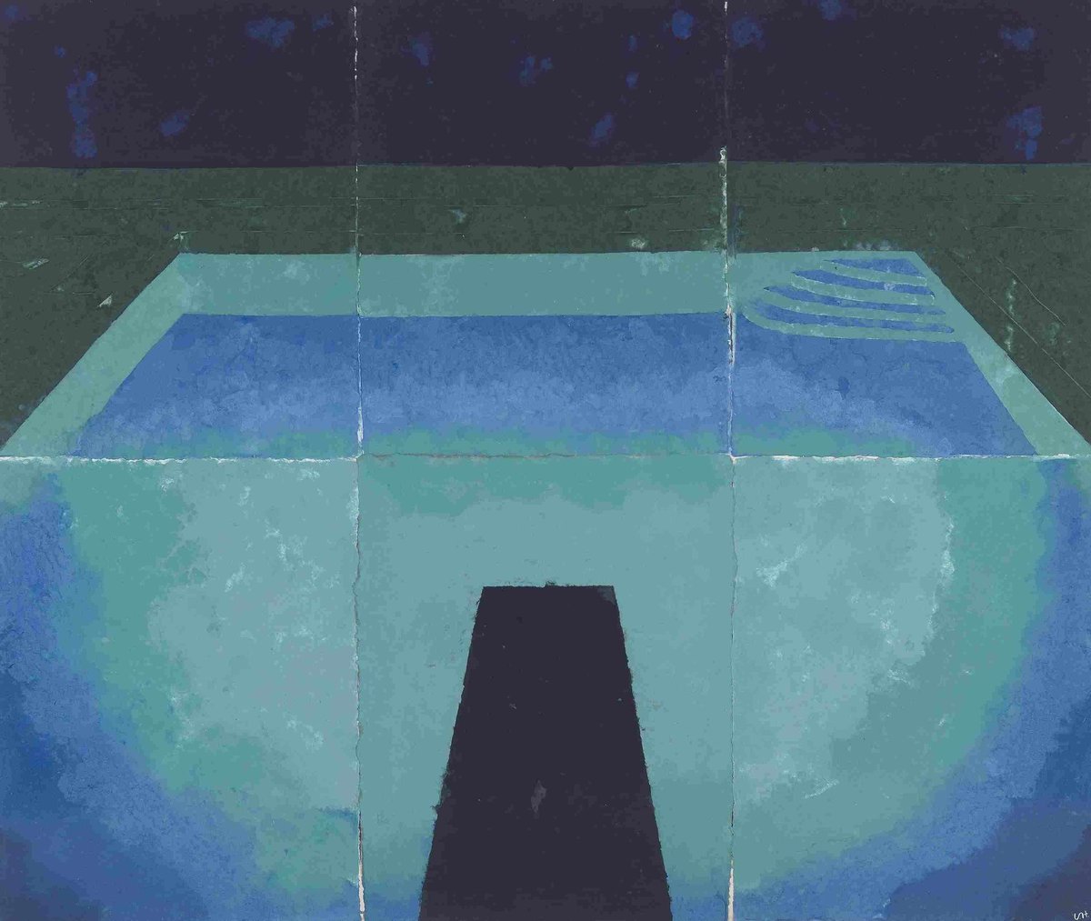 Piscine à minuit, David Hockney - 1978