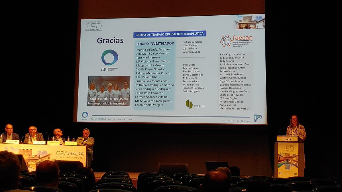 AnaCTeyerona's tweet image. Muchas gracias a todas las personas que han hecho posible el 1 Estudio español de #enfermeras y #diabetes  #SEDiab2024