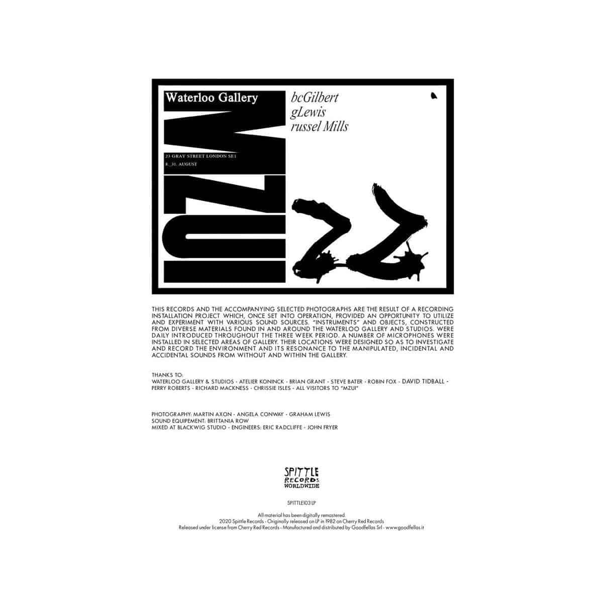 PRE-ORDER: 'Mzui' by bcGilbert, gLewis, russellMills MZUI was a 1982 era experimental, electronic, and industrial project from Graham Lewis and Bruce Gilbert of Wire alongside Russell Mills. Limited repress. normanrecords.com/records/181787…