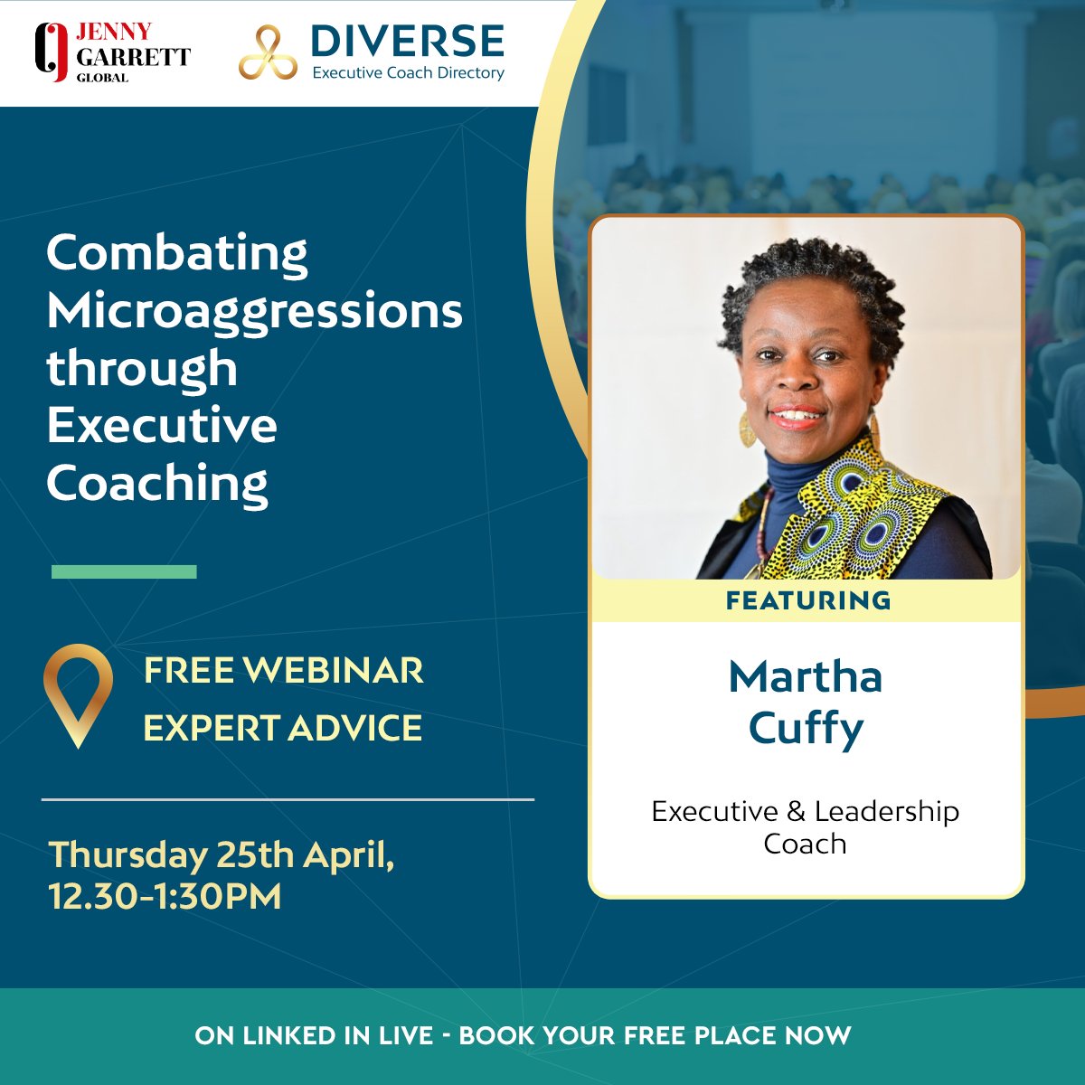 Attend our free webinar on microaggressions in the workplace and learn how to cultivate a more respectful, inclusive culture. Featuring expert speaker @marthacuffy. Hurry and register bit.ly/4cy2DCM #RespectfulWorkplace #InclusiveLeadership