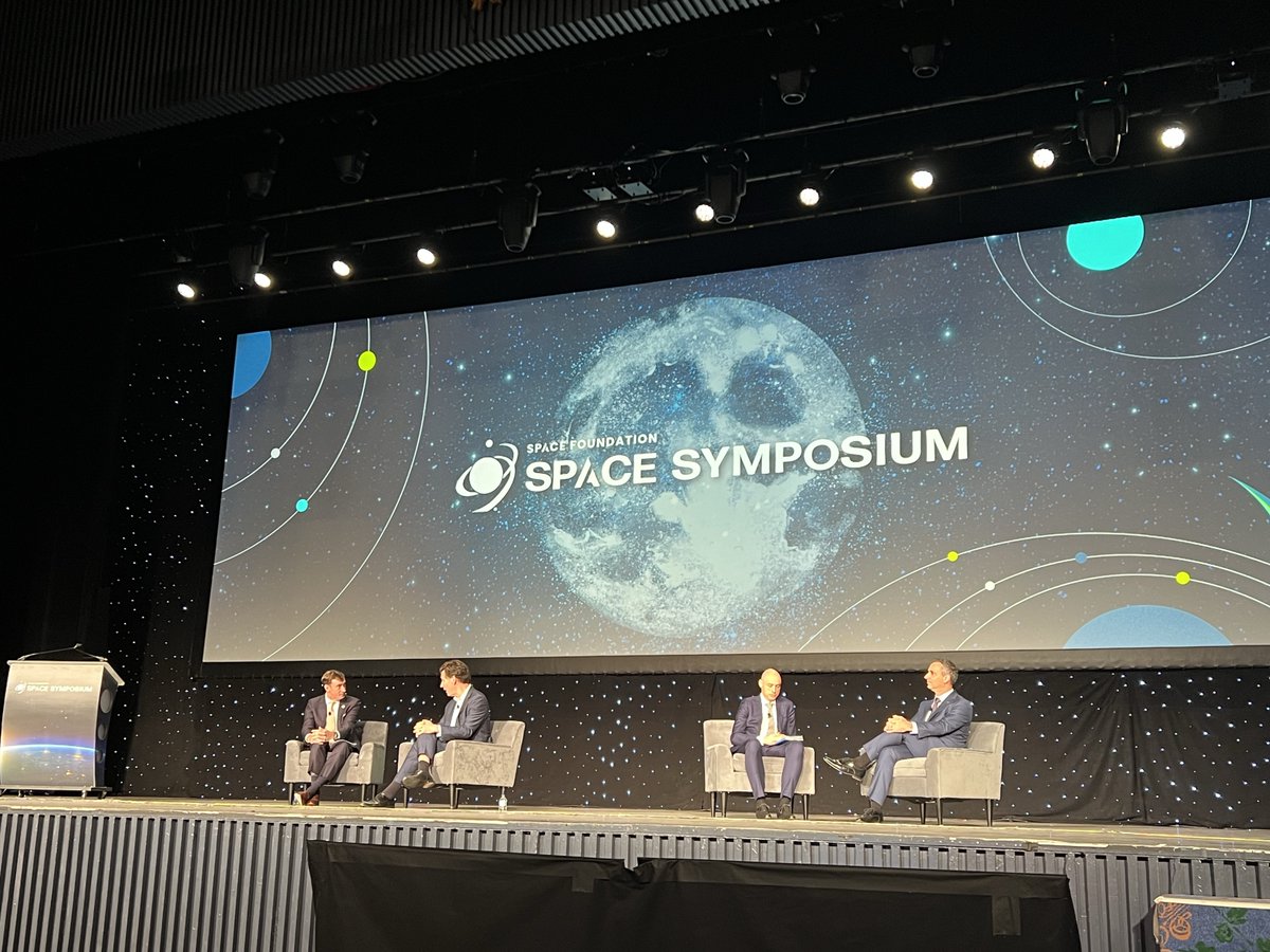 IAF President Clay Mowry and IAF Executive Director Christian Feichtinger moderated two interesting panels at the 39th Space Symposium in Colorado Springs 💫 #SpaceSymposium #39Space