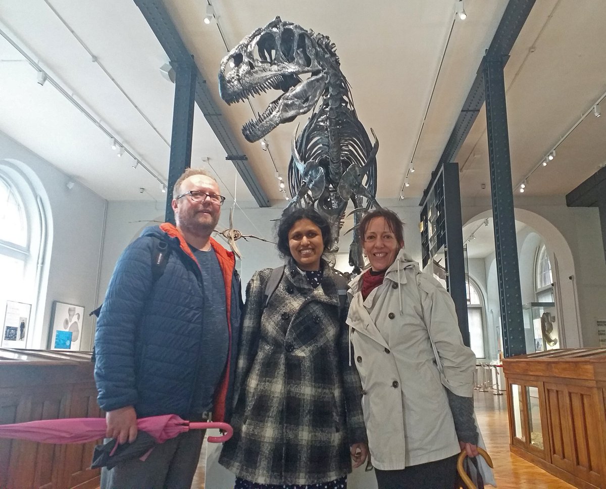 An absolute pleasure to welcome Prof Ana Reis from @UPorto for an @IMSR_UoB research seminar, on lipids, membranes, and polyphenols. She visited us together with @iru_dias from @AstonUniversity Then we had the @unibirmingham campus tour, featuring Rory at @lapworthmuseum...