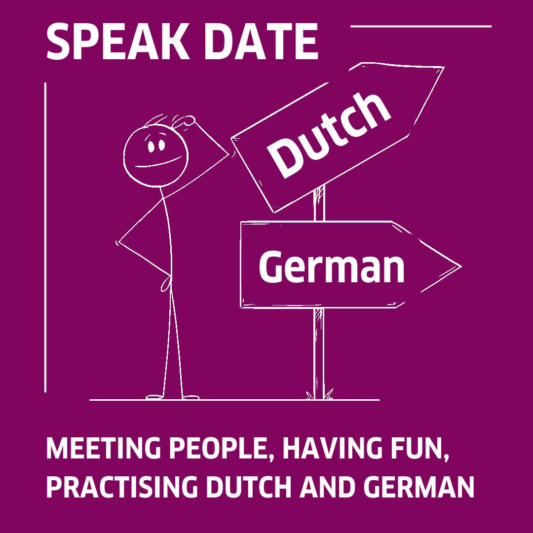 Tip voor iedereen die Duits óf Nederlands wil oefenen! Volgende week organiseert het Goethe-Institut weer een 'Speak Date' in Amsterdam: goethe.de/ins/nl/nl/ver.…