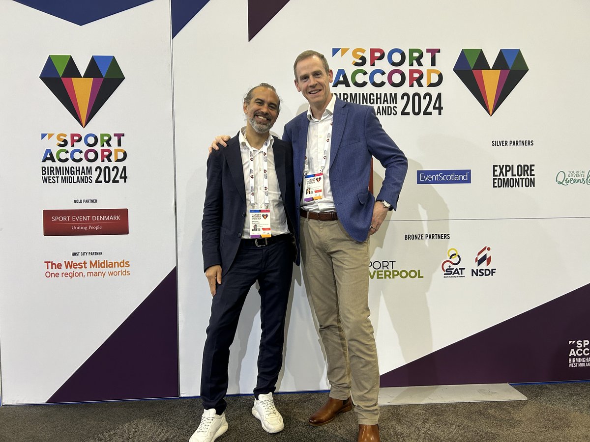 GAMMA President Alexander Engelhardt & DG Peter Stafford have enjoyed a successful time in Birmingham (UK) at the #SportAccord World Sport & Business Summit, to further #MMA's ambitions within the #Olympic movement.

#SportAccord #WhereSportMeets #PowerofSport