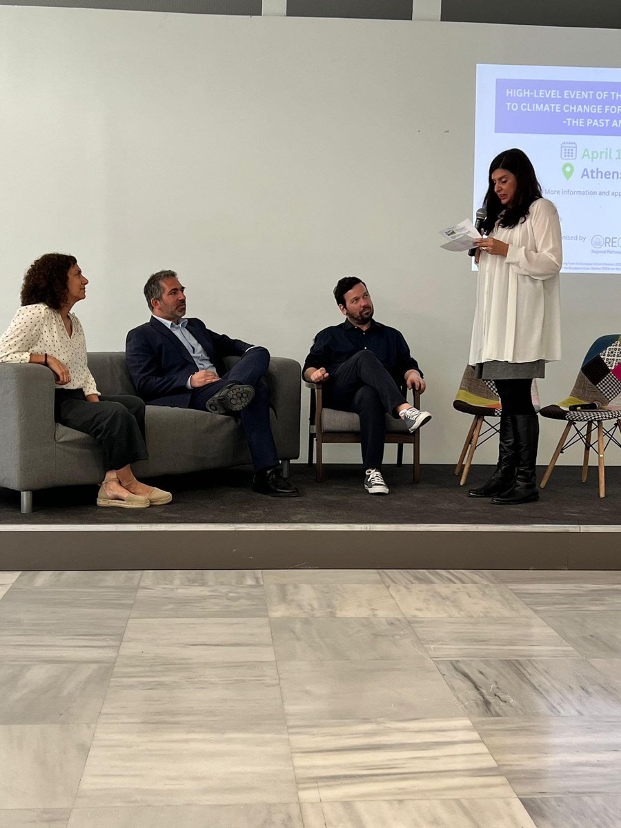 Panel #2: What is the Climate Change Adaptation Mission and how does it support cities and regions in Greece?  👉Vasileios Latinos, <a href="/ICLEI_Europe/">ICLEI Europe</a> Local Governments for Sustainability/REGILIENCE
👉Leon Kapetas, <a href="/RCitiesNetwork/">Resilient Cities Network</a> / REGILIENCE
Christina Papadaskalopoulou, @MIP4Adapt