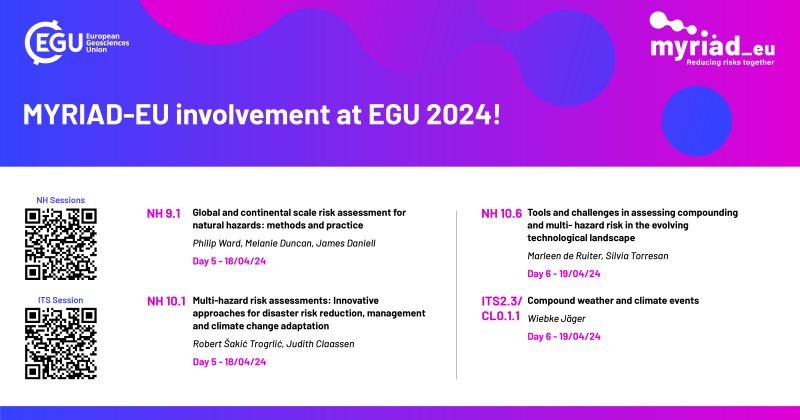 📢 @EuroGeosciences EGU General Assembly 2024 starts in 3 days! 📢 📅 14th - 19th April 📍Vienna, Austria 🔗 Reserve your spot now: egu24.eu #EGU2024 # #ClimateResilience #ReducingRisksTogether