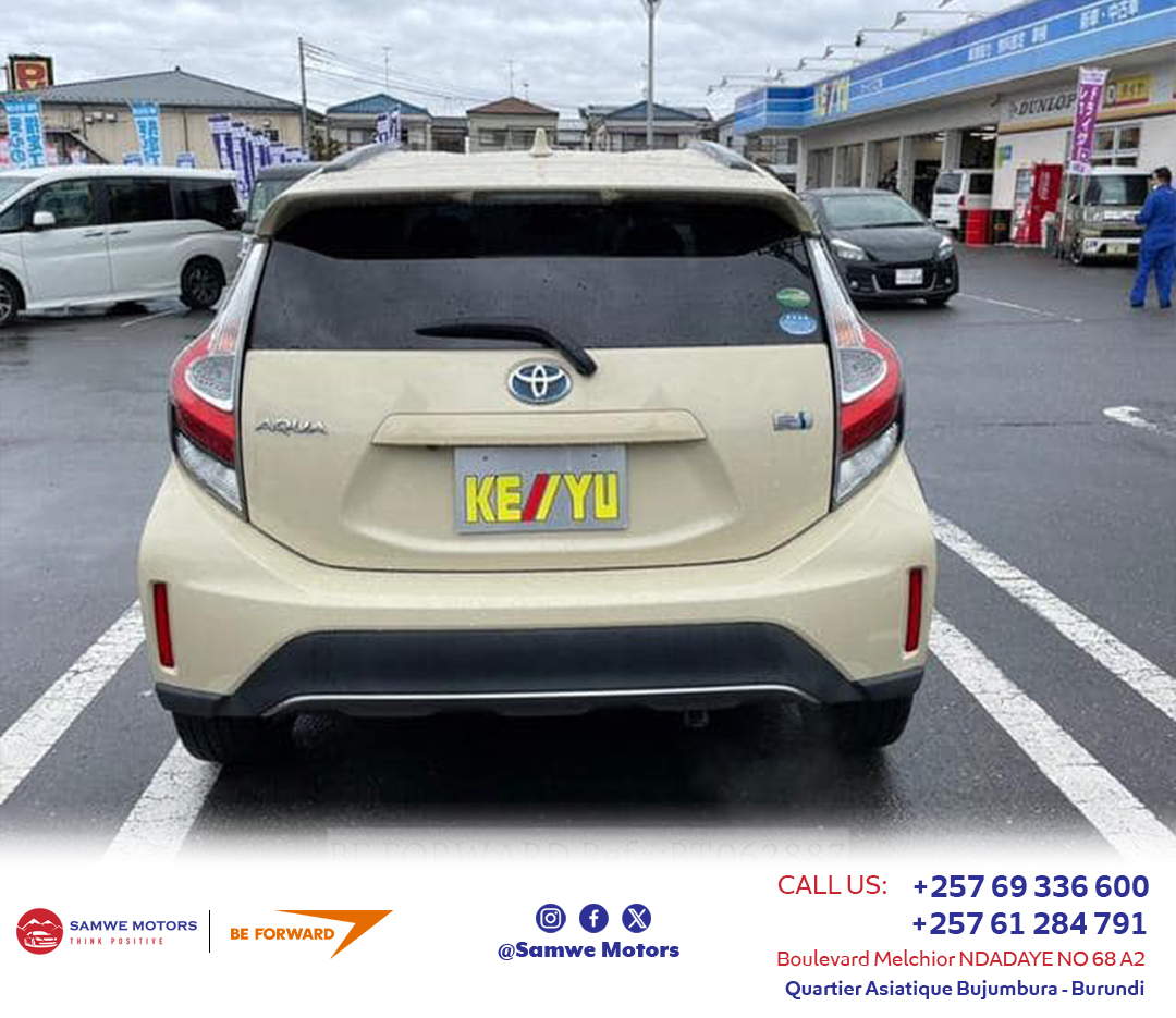 SamweMotors's tweet photo. 2017 TOYOTA AQUA  

✅✅AVAILABLE✅✅

Engine Size: 1,500cc 
Ext. Color: Beige 
Fuel: Hybrid(Petrol)   

#cardealership #samwemotors #Toyota https://t.co/7H8vQrbe2a