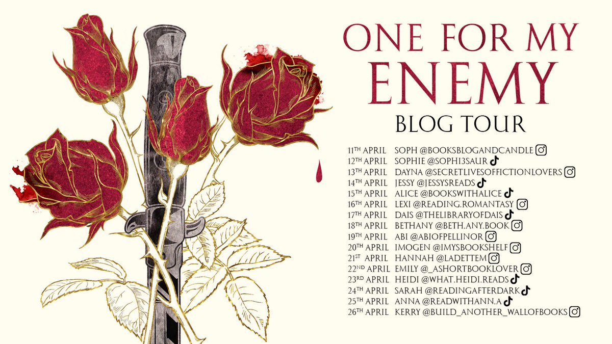 Happy paperback publication day to One For My Enemy by @OlivieBlake! 🌹 If you're looking for two rival witch families fighting it out in the criminal underbelly of magical Manhattan, you may have found your next read. . . Delve in: buff.ly/4aujapV