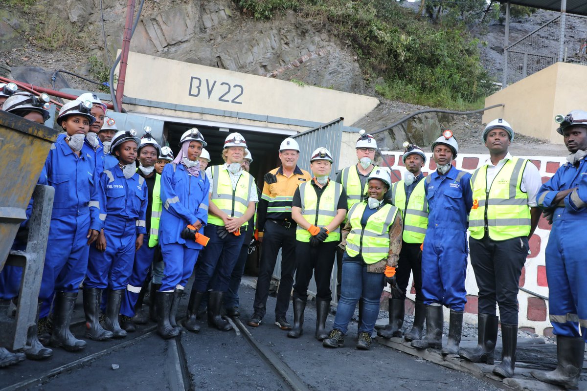 RwandaMinesB's tweet photo. This week: A delegation from @CurtinUni, along with RMB and @SkillsRwanda team, toured @Trinity_Metals   Nyakabingo Mine engaging in discussions with geologists, mining engineers, and mine management focusing on upscaling their skills and bridging skills gaps. https://t.co/hXp8lu81kW