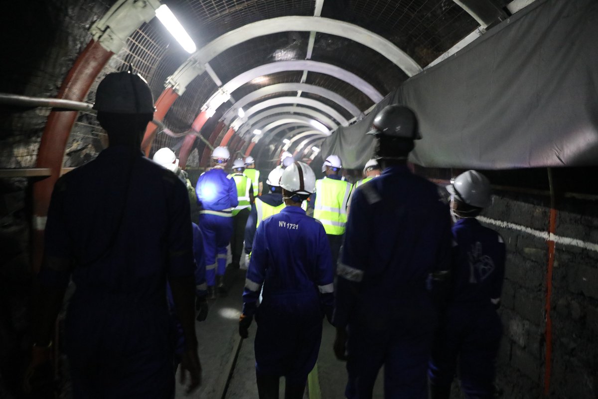 This week: A delegation from @CurtinUni, along with RMB and @SkillsRwanda team, toured @Trinity_Metals Nyakabingo Mine engaging in discussions with geologists, mining engineers, and mine management focusing on upscaling their skills and bridging skills gaps.