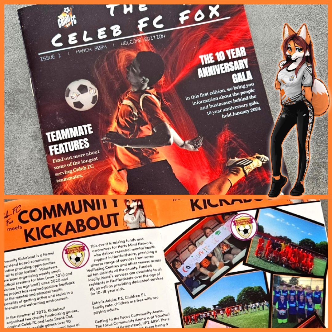 #ThrowbackThursday to when @CKickabout agreed to be in the first issue of the #CelebFCFox quarterly Magazine.
Have you registered to get your FREE copy?
celebfc.co.uk/the-celeb-fc-f…
#CelebFC #CelebFCFamily #News #Community #Charity #Football #CharityFootball #Support  #CommunityNews