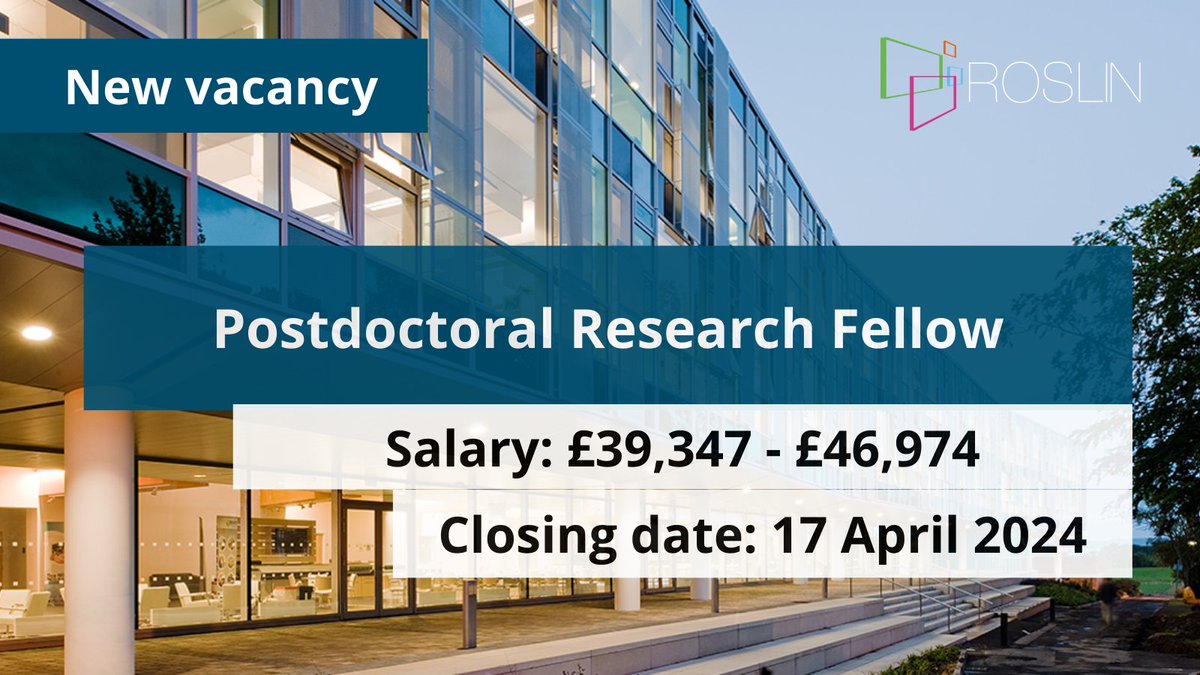 JOB: We are looking for an experienced and motivated Postdoctoral Research Fellow to investigate host-response genomics in critically-ill patients, working within the Baillie Laboratory. £39,347 - £46,974 More info: edin.ac/3ezSgos Apply by 17 April @kennethbaillie
