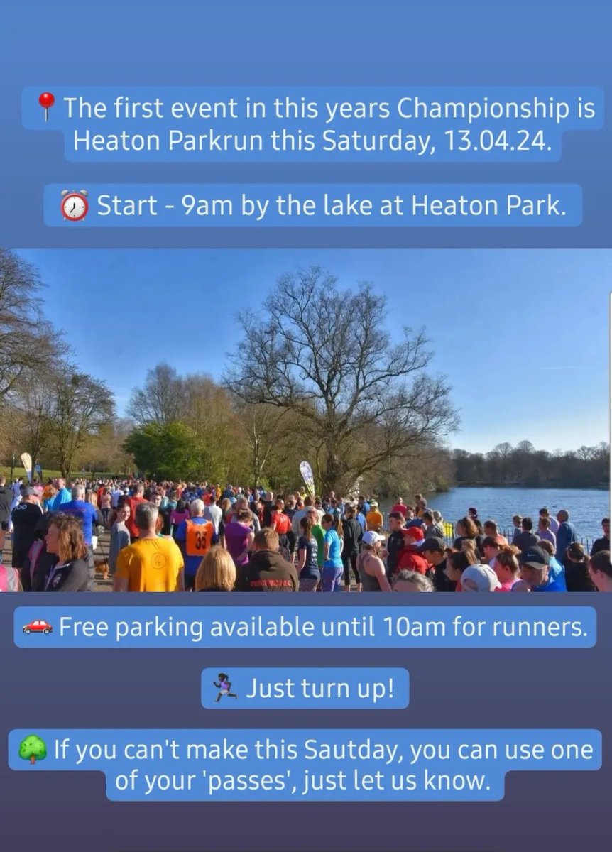 It's not too late to join the club and take part in this years Club Championship. More details on the website northboltonrunners.co.uk