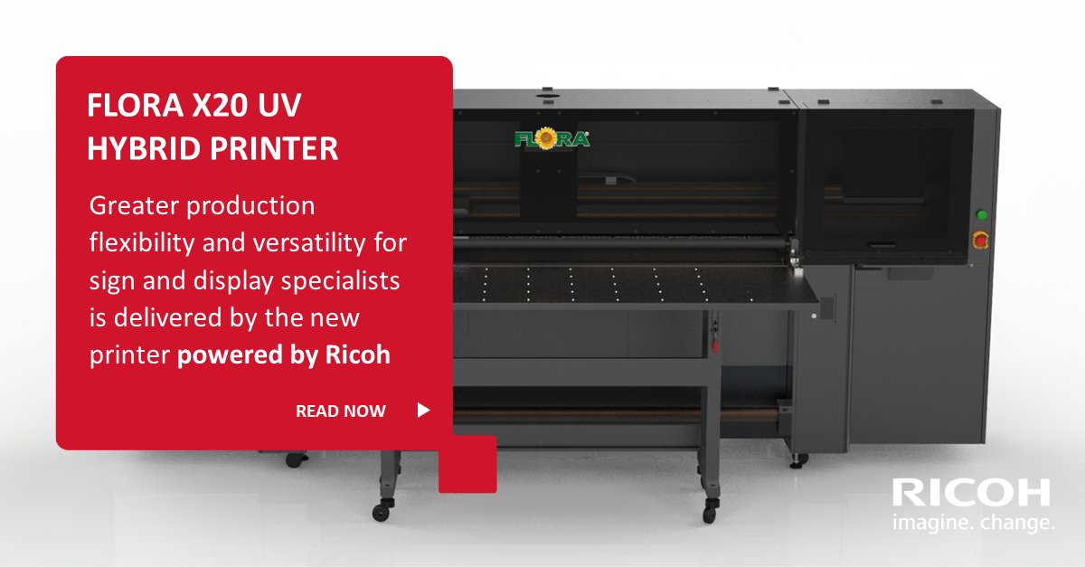 Introducing the NEW Flora X20 UV hybrid printer✨ Co-developed with @Floraprinters, our latest addition brings greater production flexibility and versatility for sign & display specialists! Take a look: bit.ly/4aCgGFn