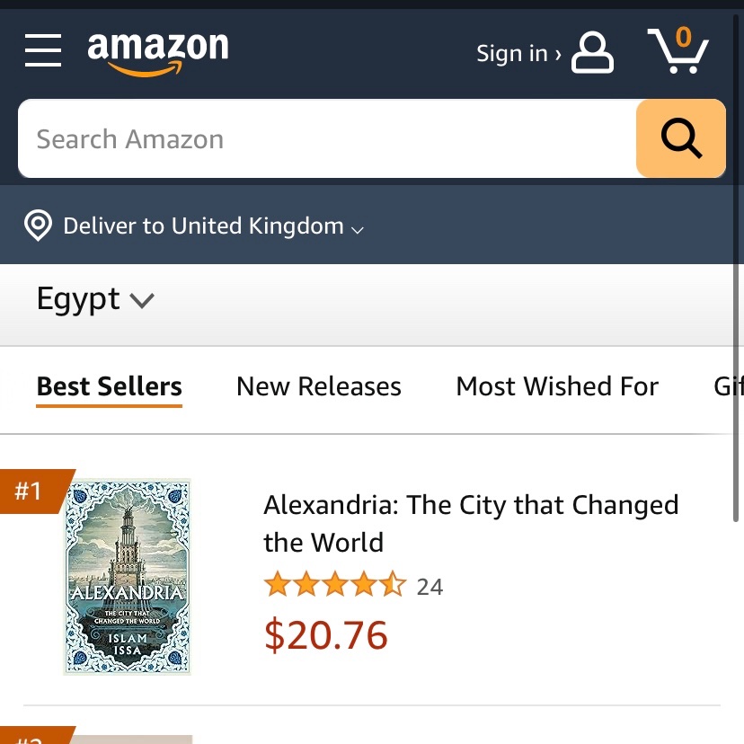 🇺🇸 #ALEXANDRIA is at the top on Amazon (and right now at 40% off)! 🔝🌊📘 #bestseller