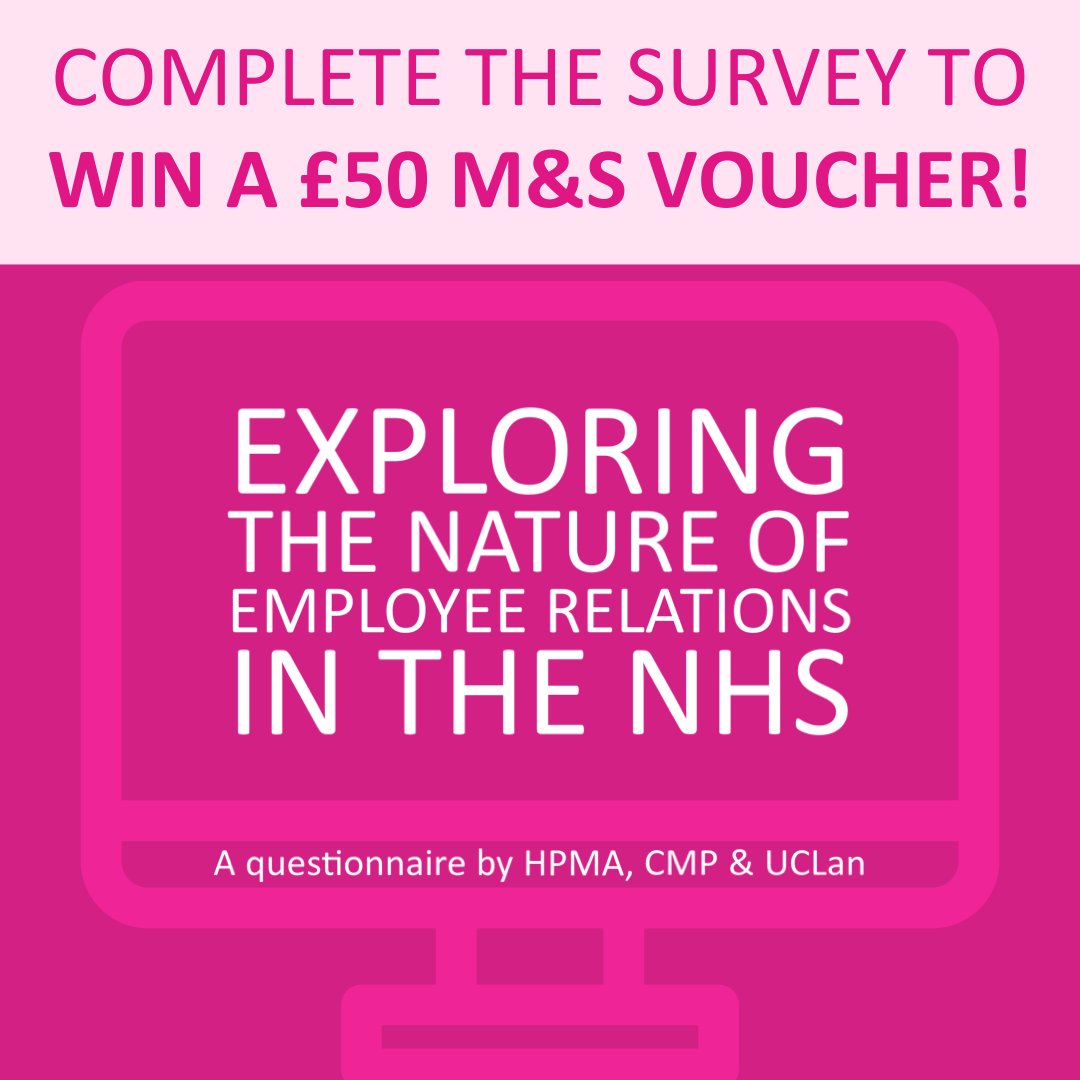 We're launching a £50 M&amp;S giveaway! 📢 Here's how to enter:

1) Complete the survey below = 1 entry
2) Share a link to the survey on X and/or LinkedIn, tagging HPMA &amp; your colleagues = 1 extra entry per person tagged

Survey: l4v262dyf6m.typeform.com/to/Y8yunVH4?ty…

T&amp;Cs: hpma.org.uk/win-a-50-ms-vo…