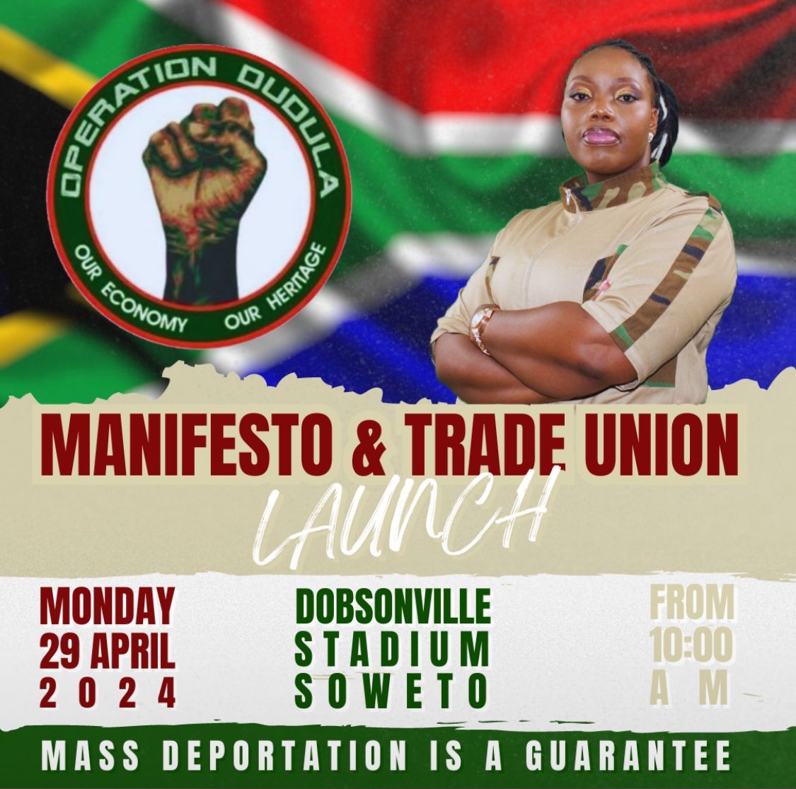 It's a date Patriots 👇👇 on 29. Commander morning🇿🇦✊. Plus how fix this bad @constitution. Especially Patriots that give @eff their voter, fix that. #Foreignersmustgo by Force
