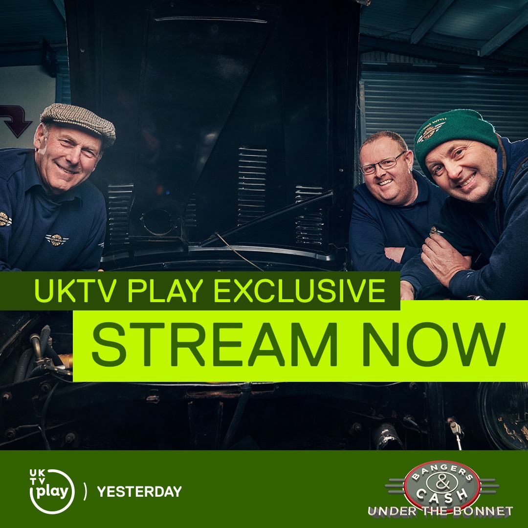 We’re celebrating reaching 100 episodes of #BangersAndCash (plus 18 episodes of #RestoringClassics) with an *EXCLUSIVE* three-part series for @uktvplay - Bangers & Cash: #UnderTheBonnet features previously unseen footage behind some of the most iconic cars from the series! 🚘