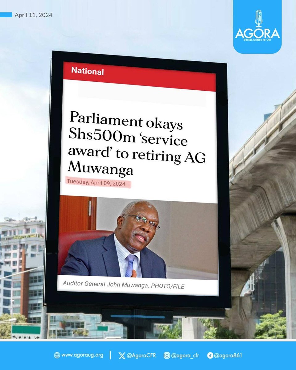 @UgParliament is setting bad precedent of Service Awards. This practice may soon become common across other Govt MDAs . Even more concerning is that this is happening at a time when @URAuganda is introducing new taxes to fund this extravagance. #UgandaParliamentExhibition