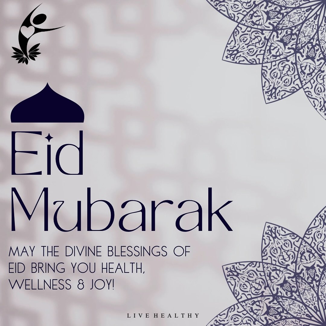 Eid Mubarak! May this special day be filled with #joy #gratitude & #wellbeing for you and your loved ones! 
•
•
•
#eidmubarak #wellnessforall #wellnesslife #jehangirwellnesscentre #jwc #livehealthy #getwellnesssoon #dontjustgetwellstaywell #weaddcare
