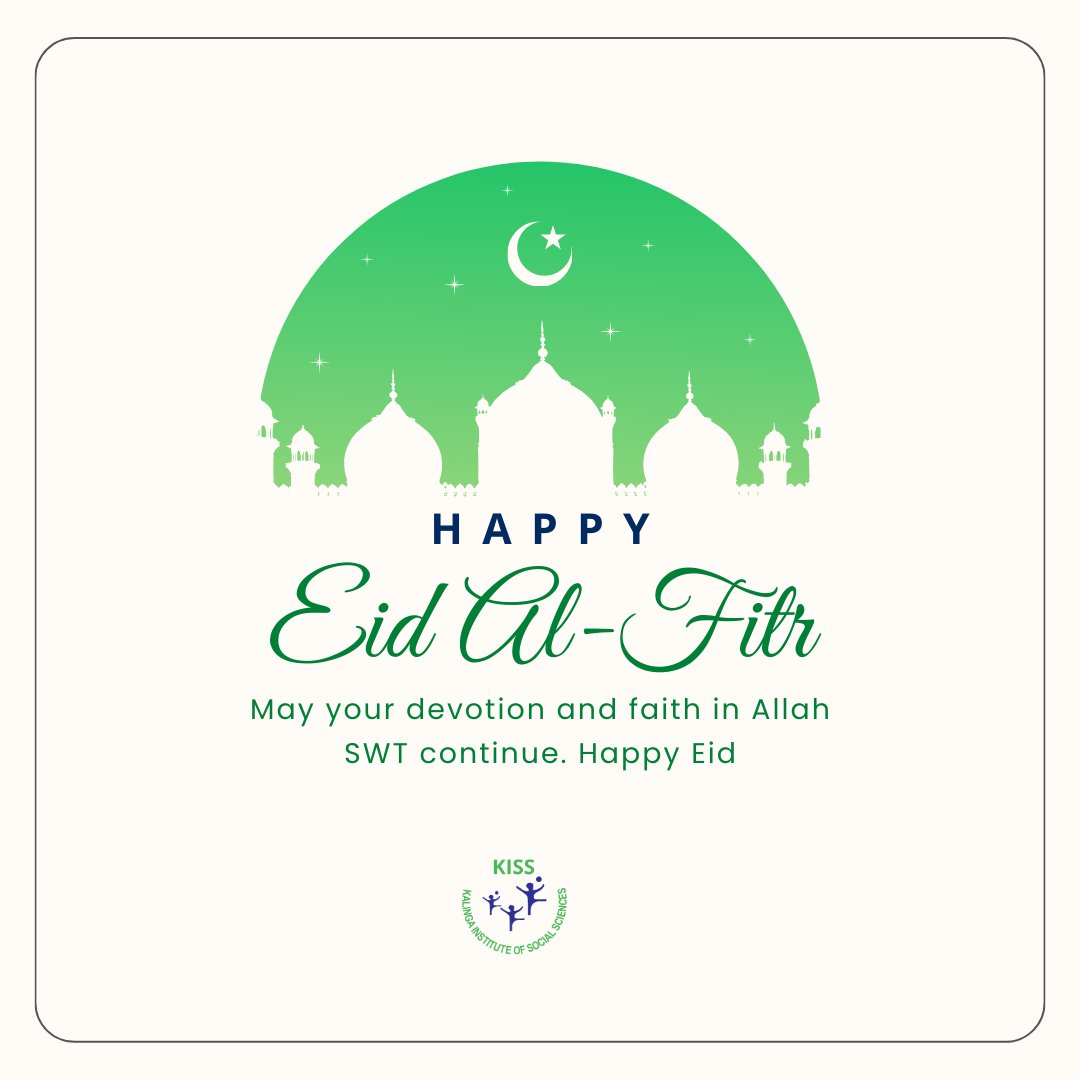 On this joyous occasion of #Eid, may the blessings of Allah fill your life with happiness, prosperity, and success. May this festive day bring you closer to your loved ones, fostering bonds of unity, compassion, and understanding. Eid Mubarak to all from #KISS