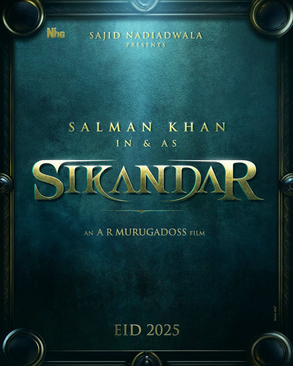 EID MUBARAK! 🌙🌟 Wishing you all a joyous and blessed Eid filled with love ❤️ Next Eid, immerse yourself in the magic of 'Sikandar' as it unfolds on the big screen! #SajidNadiadwala Presents @BeingSalmanKhan in and as #Sikandar Directed by @ARMurugadoss Releasing in…