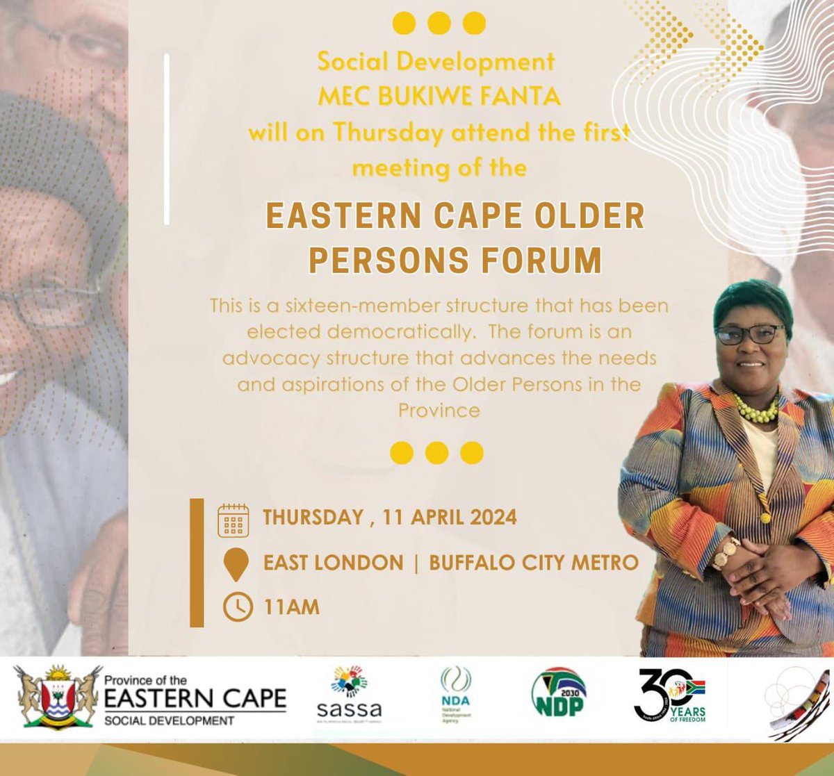 Namhlanje silapha with the elderly of our beloved province