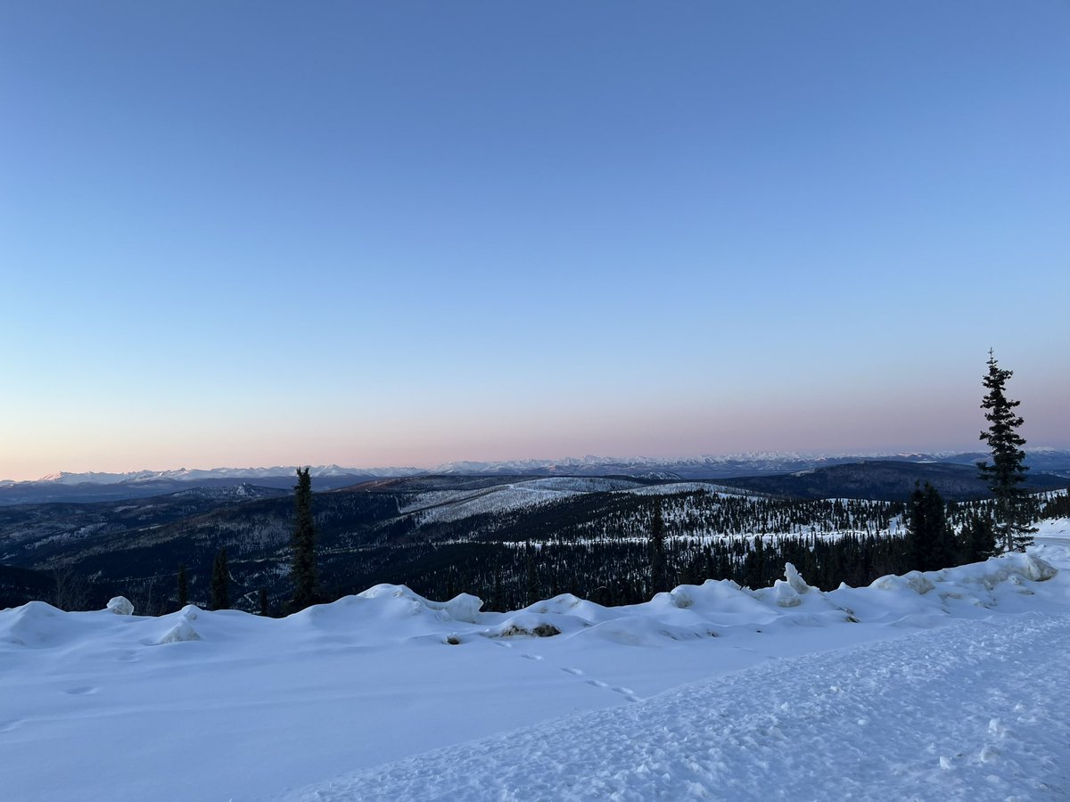 Sunset from the summit😎 #yukon #GoldRush #irishminer @thedirtGR #livingthedream